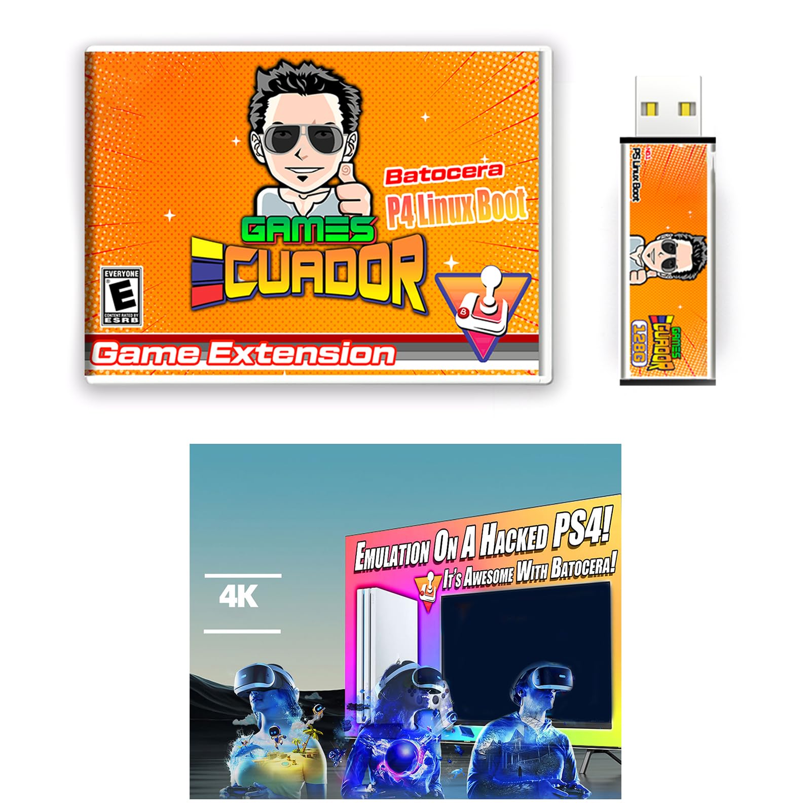 Amazon.co.jp: Batocera Gaming -12500+ Games Linux Boot＆Easy